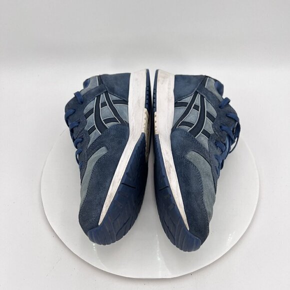 Asics Lyte Classic Men Size 11 1201A103-024 Blue Suede Fabric Athletic Shoes - Picture 12 of 14